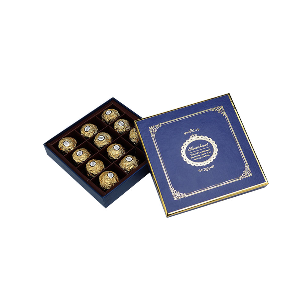 Custom Hot sale macarons packaging box cheap price  4, 6, 12, 24 chocolate packaging box