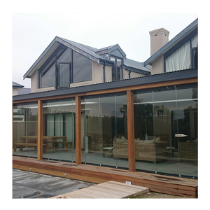 无框折叠天井门