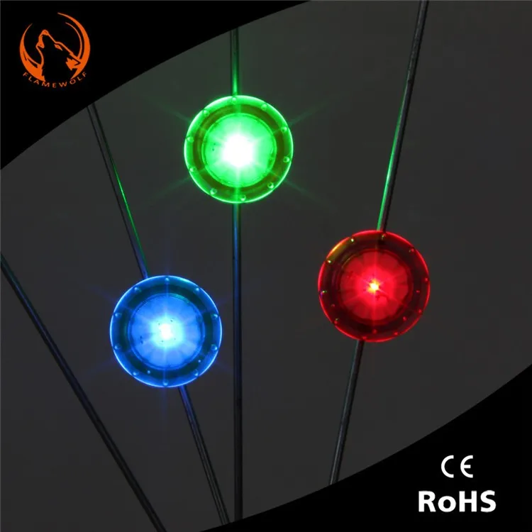 Colorful Sport Outdoor Cycling bicycle light led bike wheel lights