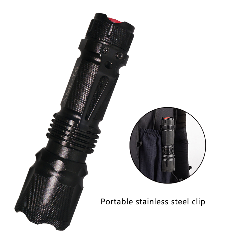 18650 Rechargeable T6 Torch - 1000LM Adjustable Focus Flashlight 18650 Rechargeable T6 Torch - 1000LM Adjustable Focus Flashlight