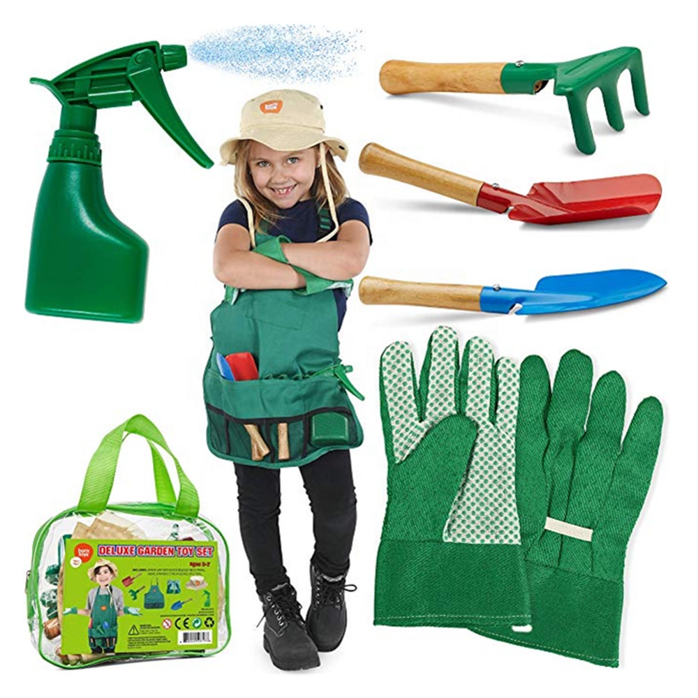 Детский садовый фартук, набор игрушек, Детские уличные игрушки, одежда для ролевых игр