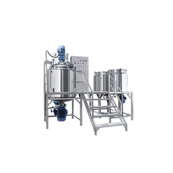 CE certificate steam heated vacuum cosmetics emulsifying shampoo homogenizer mixing machine