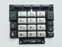 Rubber Keypad with Plastic Caps