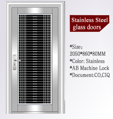 apartment main gate design stainless steel door good price