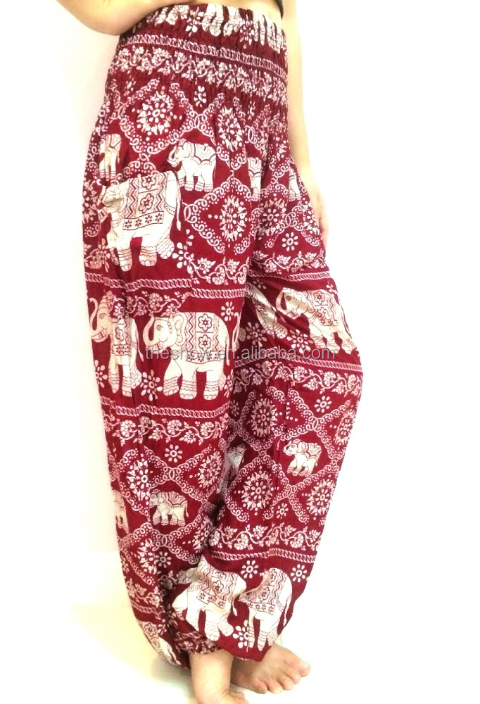 哈伦裤大象裤子泰国曼谷裤子嬉皮衣服