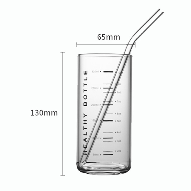 Buy High Borosilicate Heat Resistant Laboratory Measuring Drinking Glass Cup With Handle