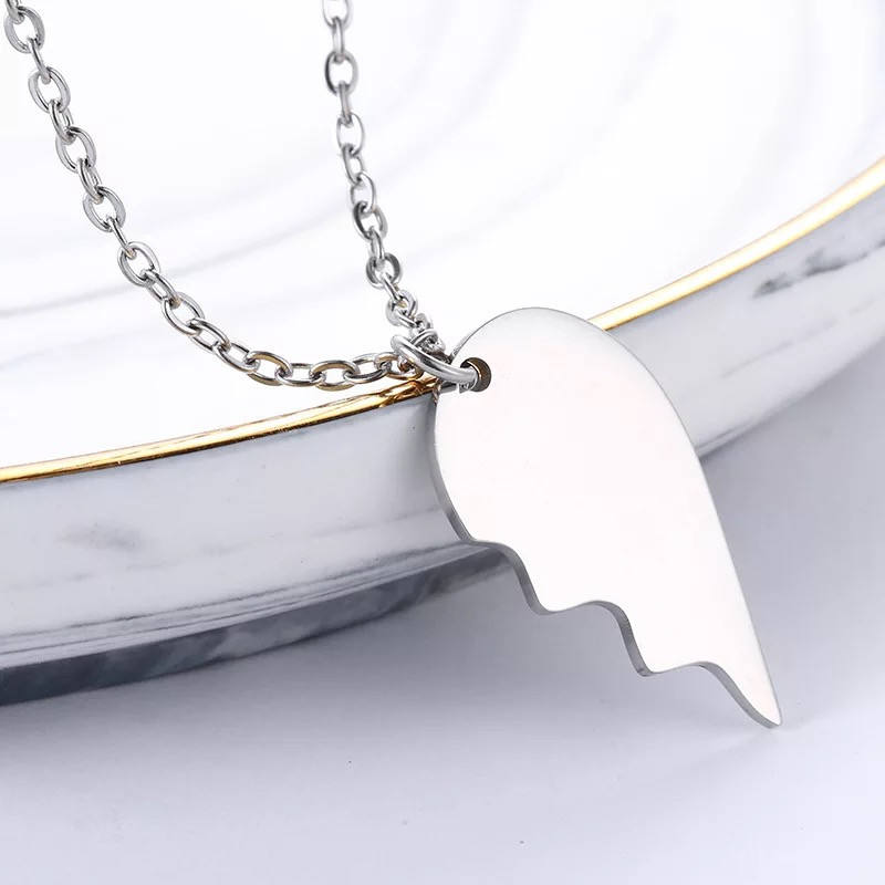 Best Friends Forever Gold Plated Necklace Half Broken Heart