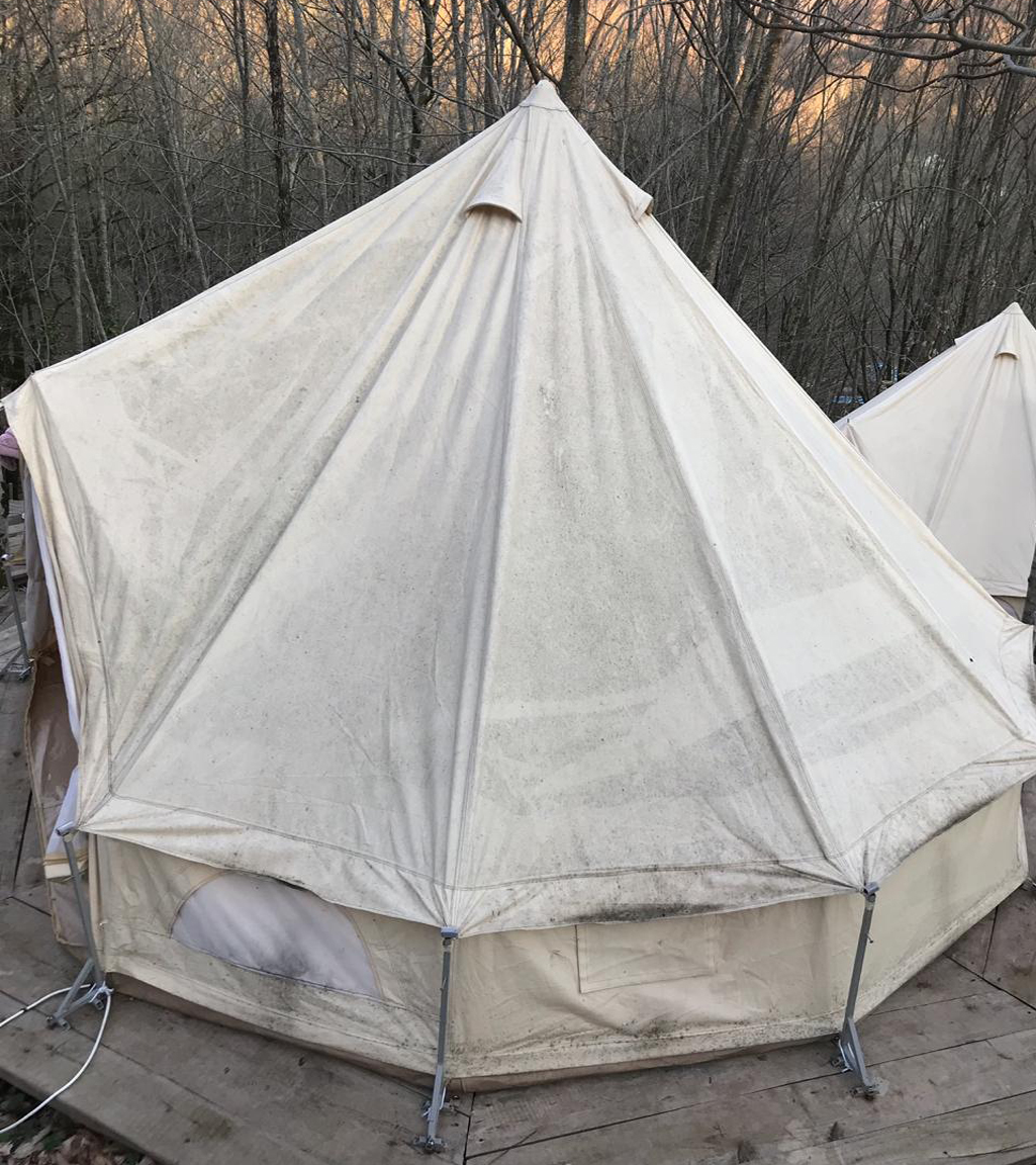 Wholesale 4M Family Camping Bell Canvas Safari Tent| Alibaba.com