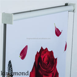 Red flower digital printed blinds factory provided indoor hospital blinds