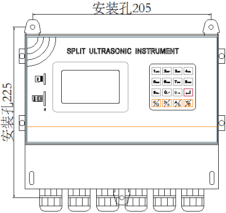 Thread Ultrasonic Flow Meter Indicator For Liquid Level Measurement