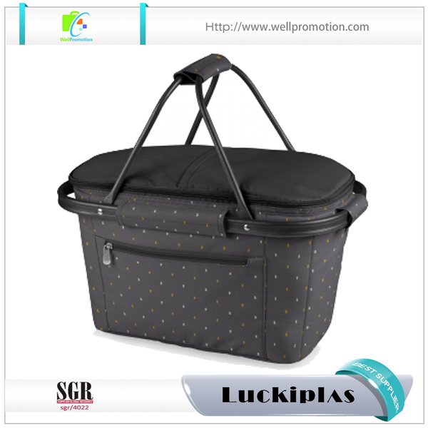 حقيبة حمل قابلة للطي سلة النزهة حقيبة تبريد سلة معزولة شعبية