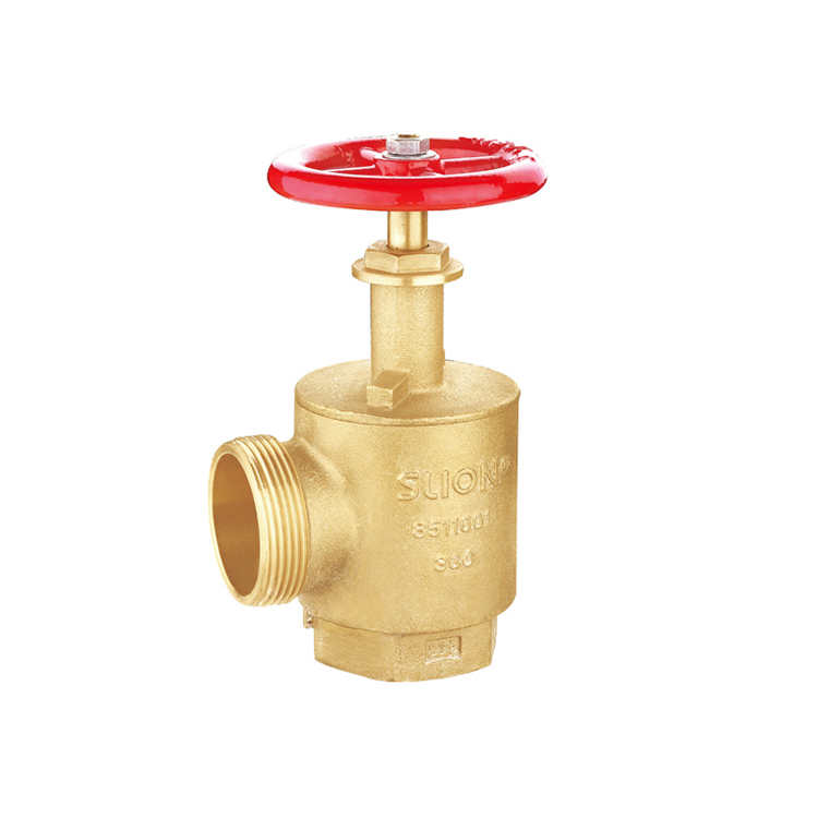 2 1/2" Brass Angle Hose Valve with FM/UL approvals