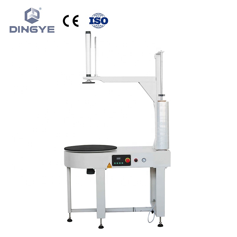 Полуавтоматическая упаковочная машина для стрейч-пленки DBC800S с пластиной высокого давления