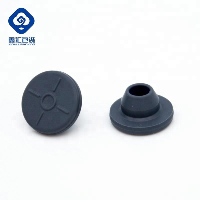 Серая 13 мм медицинская бромбутиловая резиновая пробка для инъекций