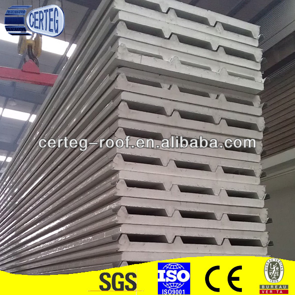 Painel de sanduíche de 75mm externo segunda mão para wearhouse