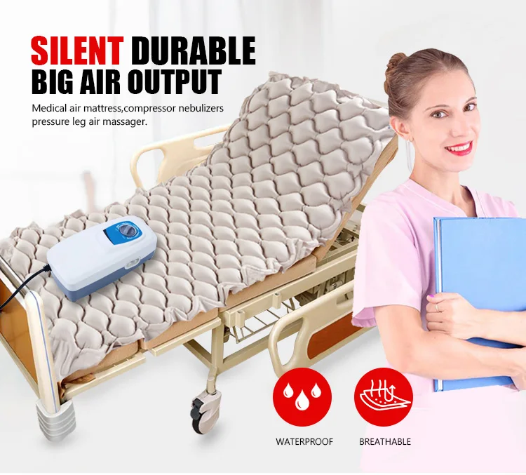 Hot selling elderly patient hospital bed medical anti-bedsore bubble mattress with low price