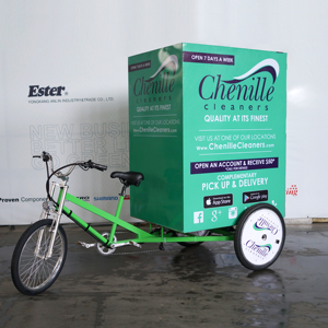 triciclo de carga con techo