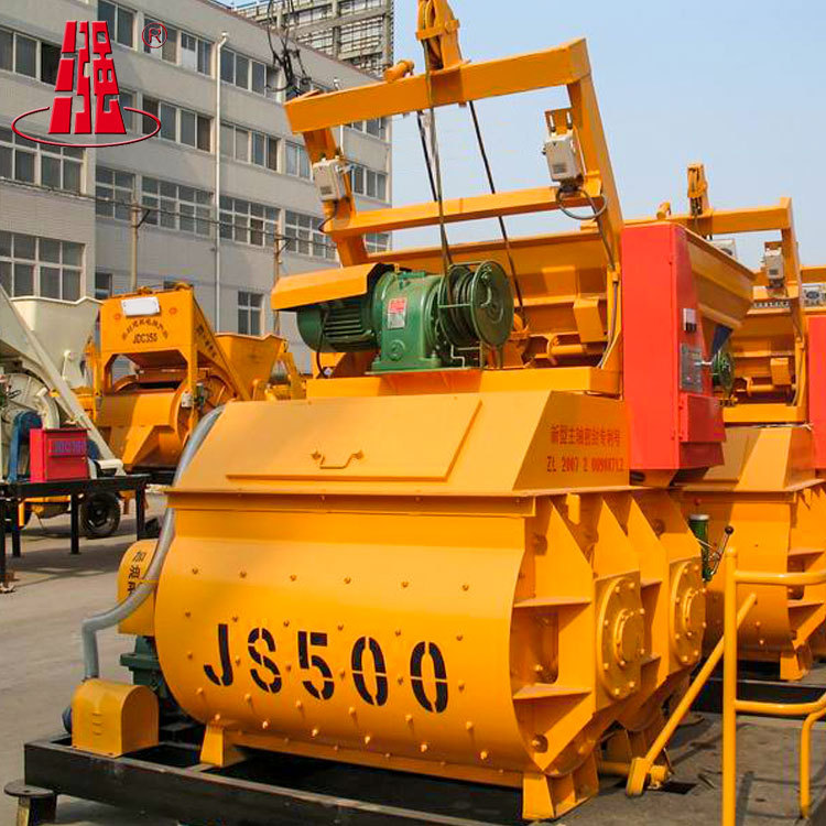 中国制造商js500系列卧式混凝土搅拌机建筑工程立式搅拌机