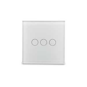 EU UK Smart Home Wifi Wall Touch Switch 1/2/3 Gang Glass Panel Light Switch Black/white Smart Switch