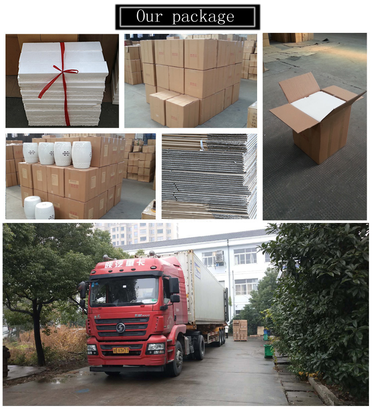 Traditional Chinese porcelain vase light ceramic table lamp with different color by handmade