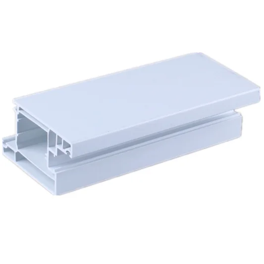 สีขาววัสดุ Upvc ประตูและหน้าต่างโปรไฟล์