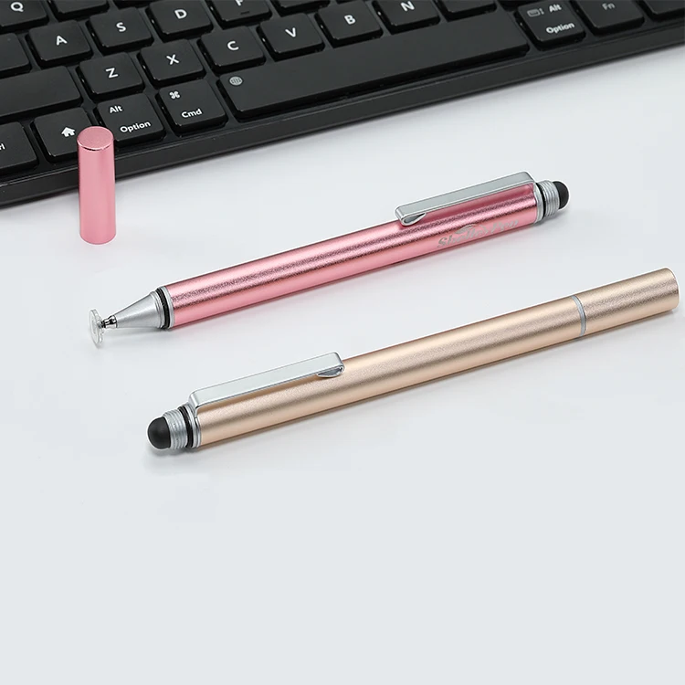 OEM ODM доступен 2 в 1 рекламный сенсорный Стилус из нержавеющей стали для Ipad