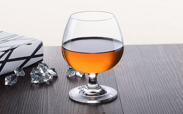 Haonai crystal drinking brandy Brandy / Snifter Glasses - 390ml (13.7oz) ,Dishwasher Safe