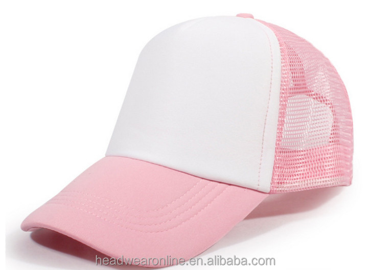 custom colorful 5 panel mesh Men's and women's hats with without logo Baseball cap trucker caps