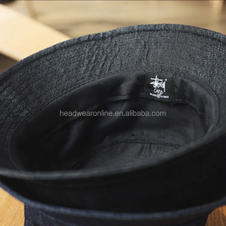 Custom Washed Sports Headband Snapback Plain Visor Denim Bucket Hat For Women