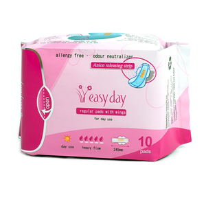 Soft Comfortable Anion girl breathable sanitary napkins sanitary pads wholesale