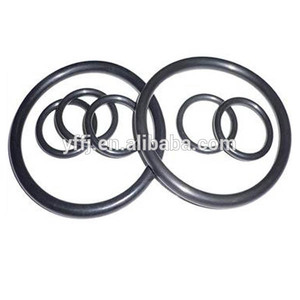 Black color silicone o ring bracelet