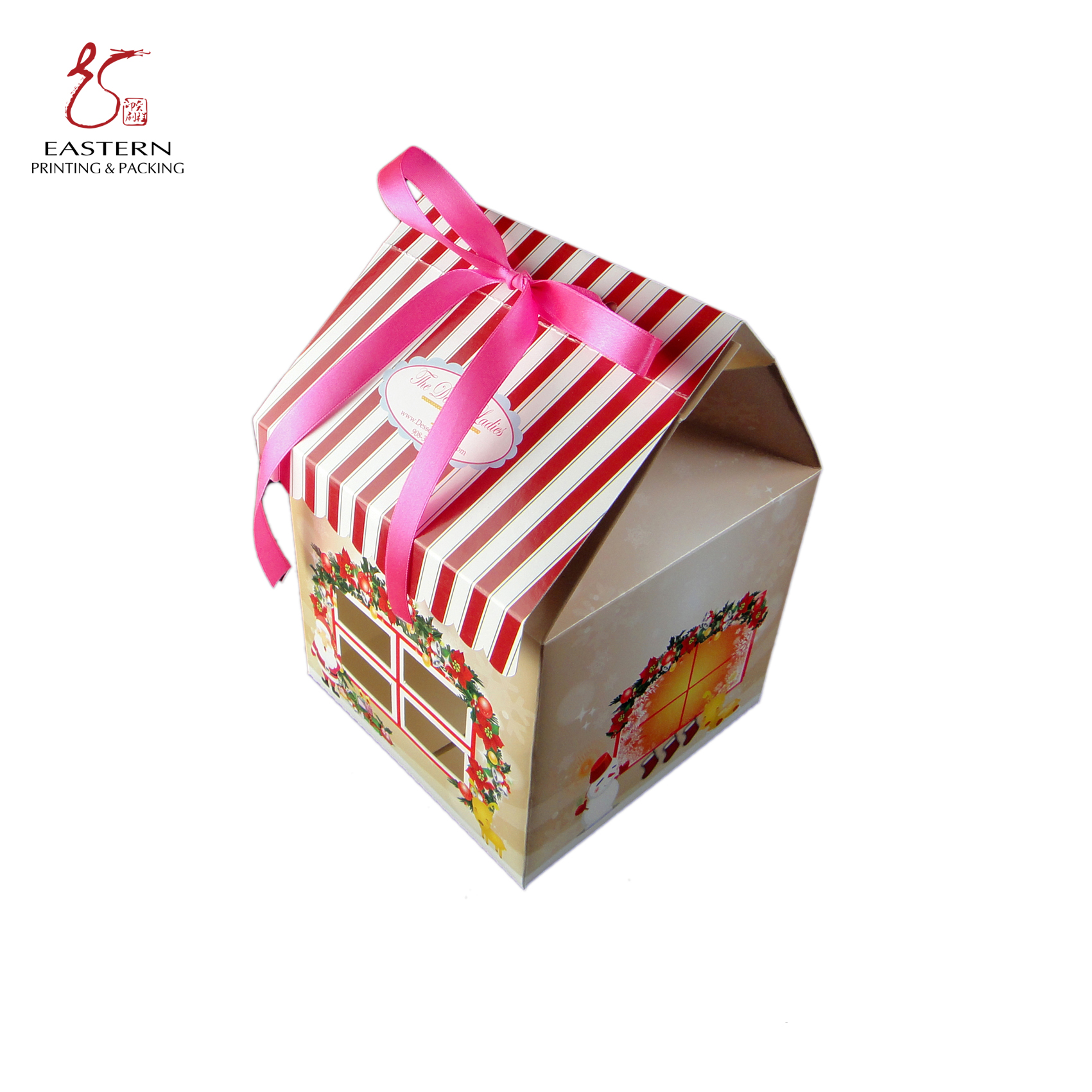 定制印刷的纸杯蛋糕展示盒 - buy small cake box,cake box,custom