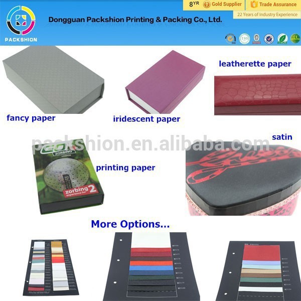 Customized paperboard present box with insert