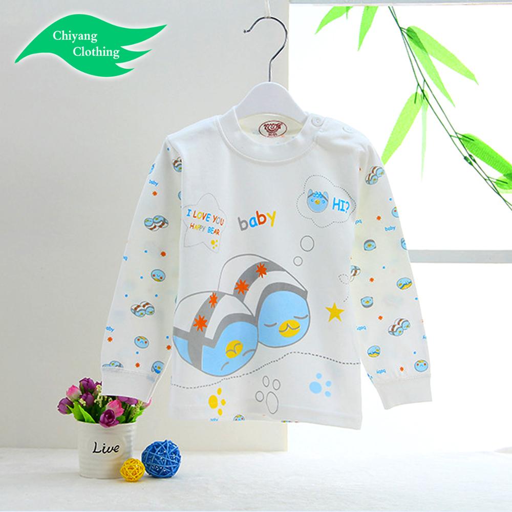 Детская футболка из 100% хлопка с длинным рукавом