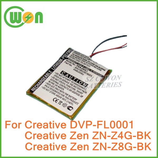 Nueva batería para creativos dvp-fl0006 Zen X-fi 16 Gb Zen X-fi 32 Gb bac0603r79928