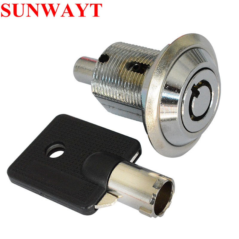 High Security Zinc Alloy keyed alike 7 pins Sliding Door tubular cylinder key push door cam lock
