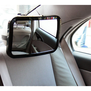back seat mirror with light