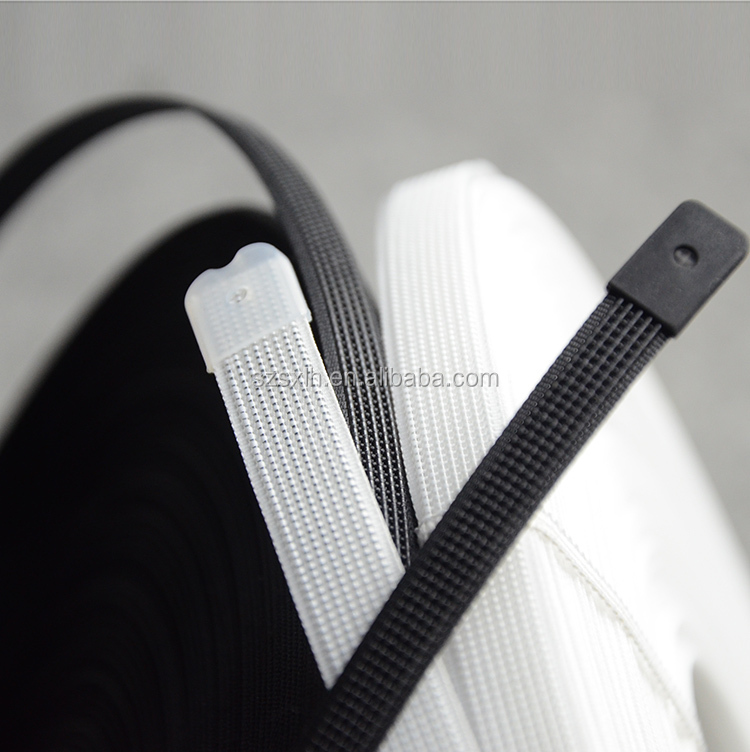 Uncovered Polyester Boning Black 50 yards 8 mm width for flexible support