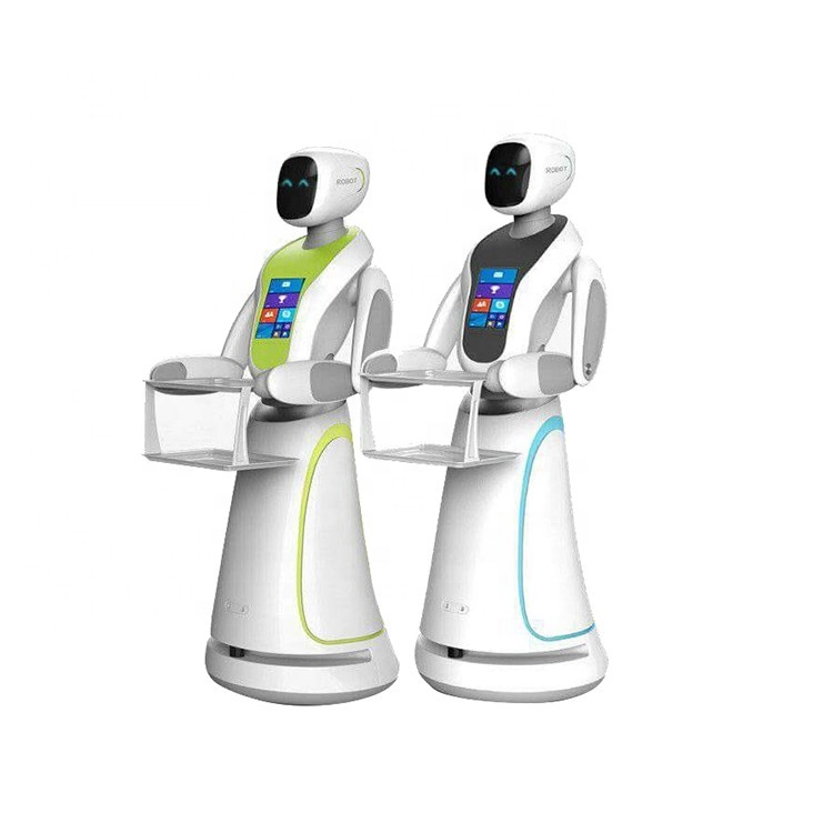 Служба обслуживания клиентов, говорящий робот для ресторана, робот с искусственным интеллектом, человеческий робот для официанта на продажу