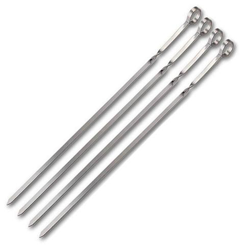 不锈钢烧烤串 kabob 串烧可重复使用的烧烤棒