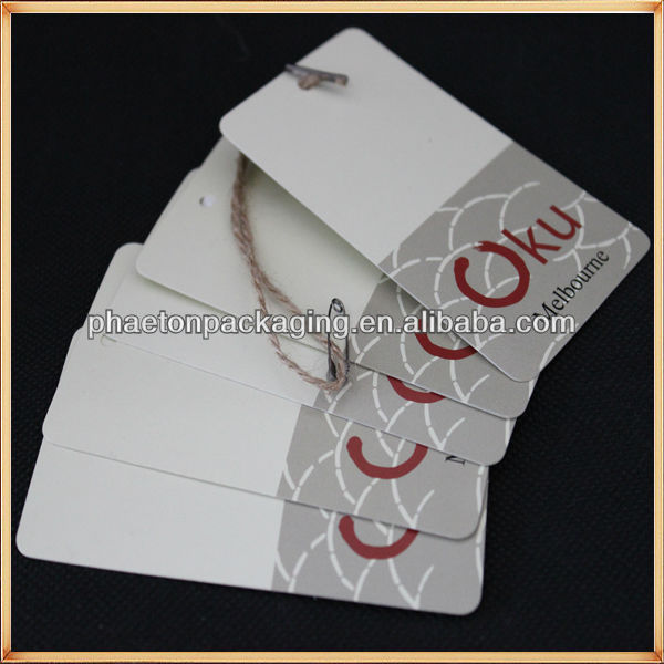 Forever 21 Wholesale Paper Tag Custom Garment Hang Tags