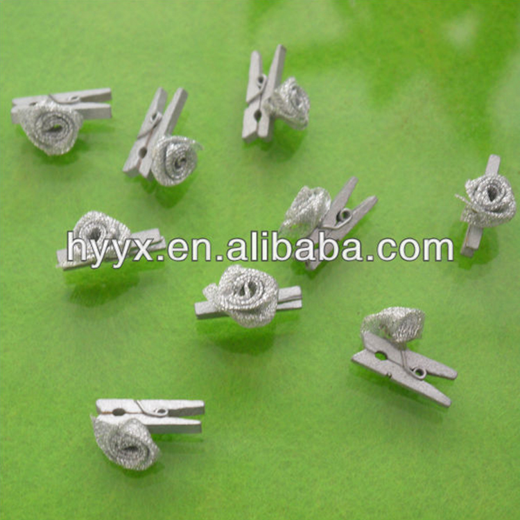 Модные арт Цветок деревянных колышек для свадьбы