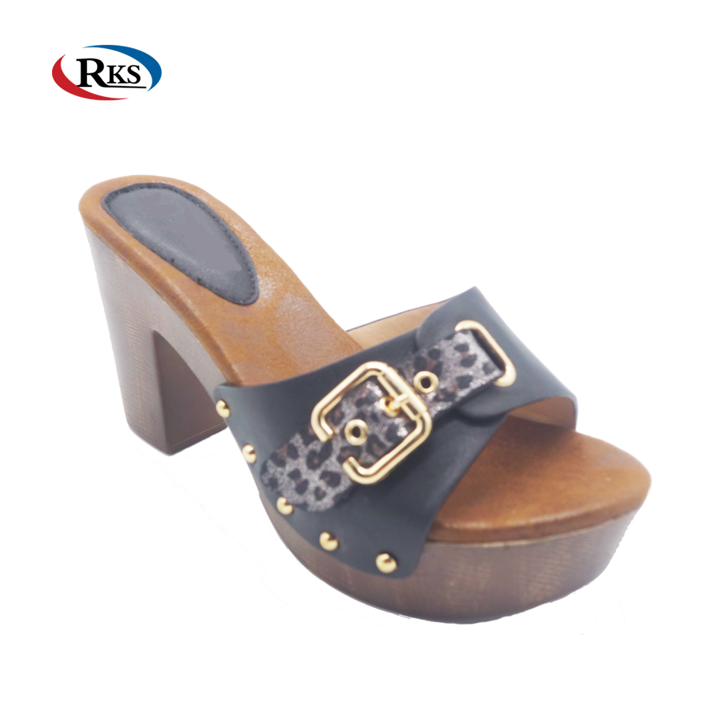 wood platforms shoes