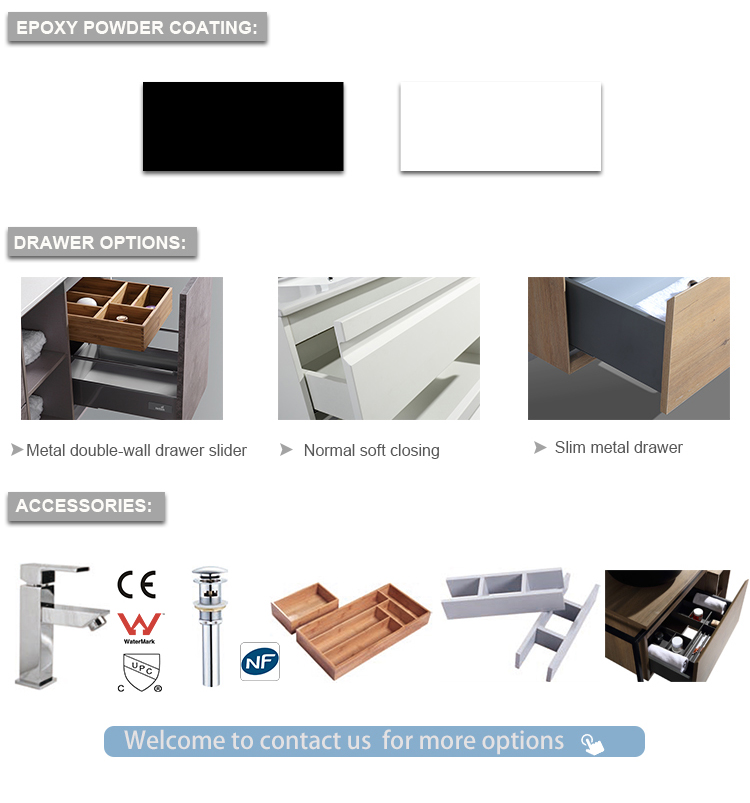 Modern european Italian bathroom vanity cabinet from China supplier