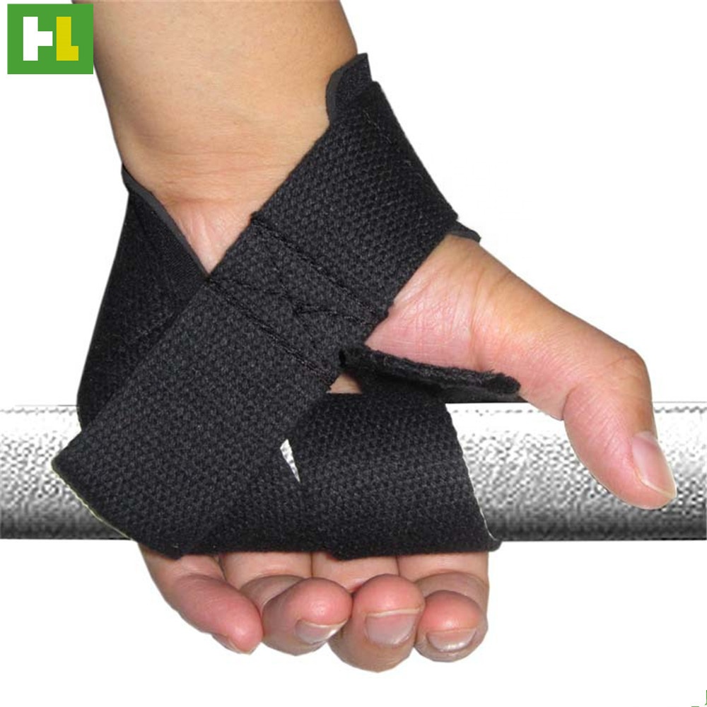 Хлопковые ремни для тяжелой атлетики на запястье с логотипом на заказ хорошего качества