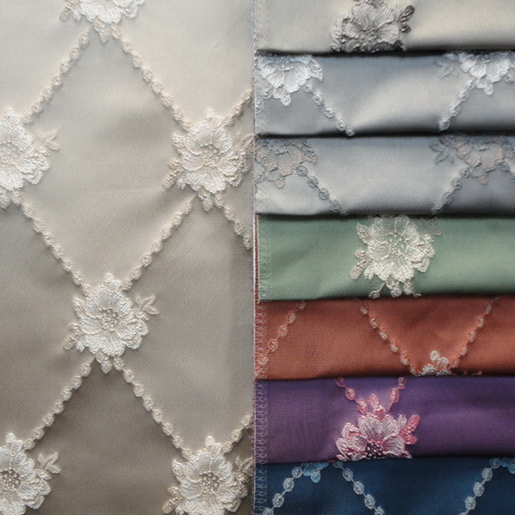 Печать листьев дизайн вязать обивки 100% полиэстер Пылезащитная ткань