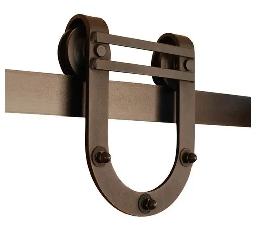 Porte De Grange coulissante avec Voie Plate Bronze Huilé Marché Du Matériel Chine