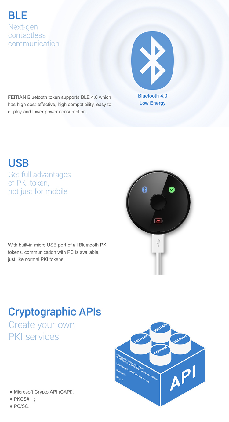 Bluetooth BLE PKI Mobile Token BePass2003 - K17: Secure Wallet Tracker for  Android, iOS, Windows & More
