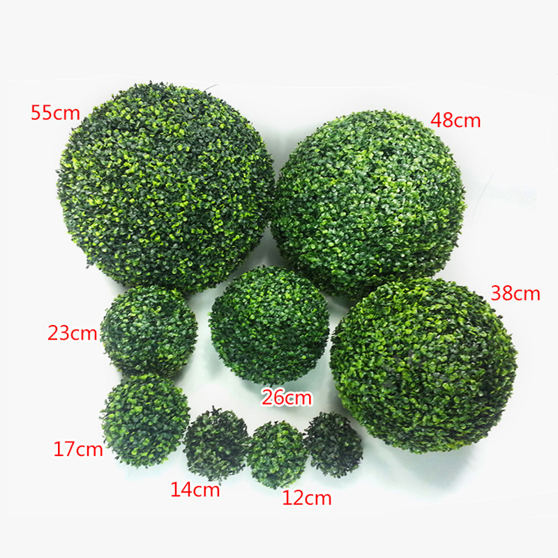 Guangzhou factory topiary artificial grass ball boxwood ball