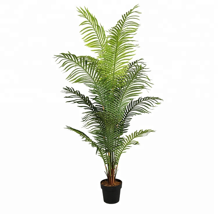 Lifelike 2.0m Indoor Decoration Artificial Hawaii Palm Tree Plant